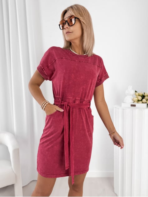 SUKIENKA BAEZA MALINOWA