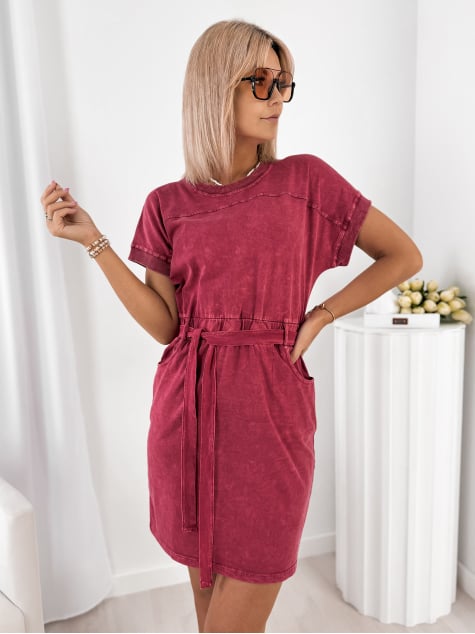 SUKIENKA BAEZA MALINOWA