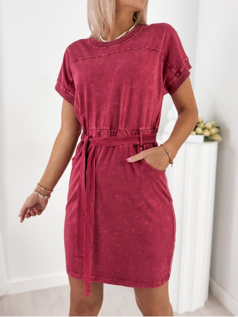 SUKIENKA BAEZA MALINOWA