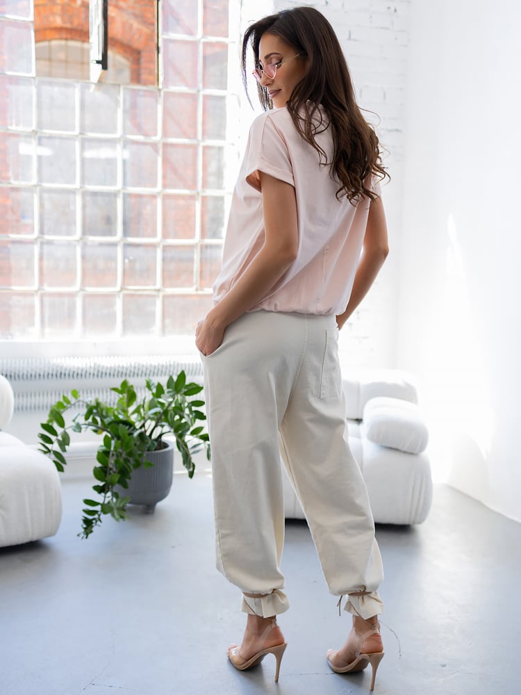 BLUZKA KELISSA PUDROWY RÓŻ