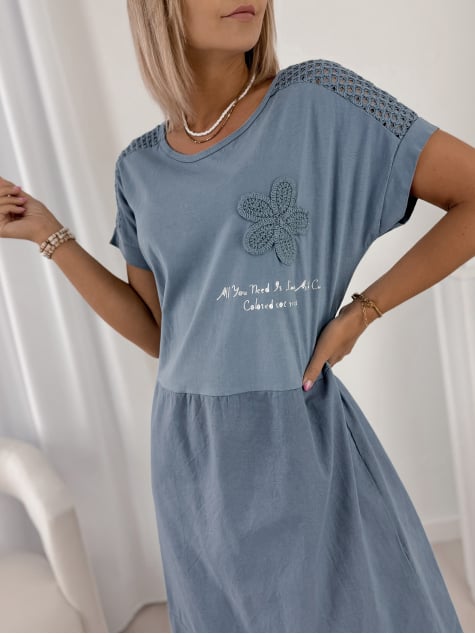 SUKIENKA ROCHE NIEBIESKA