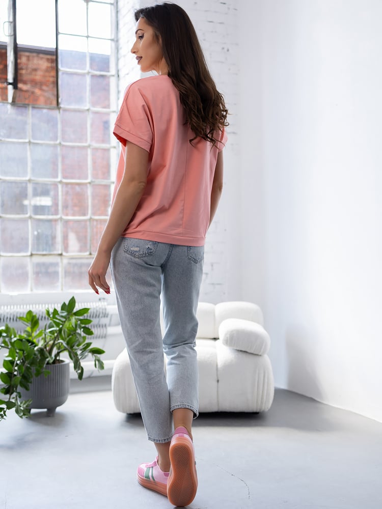 BLUZKA TIRALIA BRZOSKWINIOWA