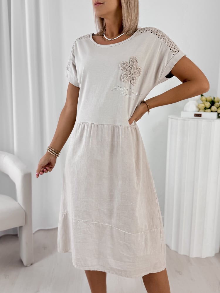 SUKIENKA ROCHE BEŻOWA