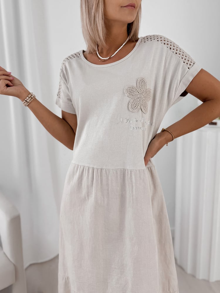 SUKIENKA ROCHE BEŻOWA