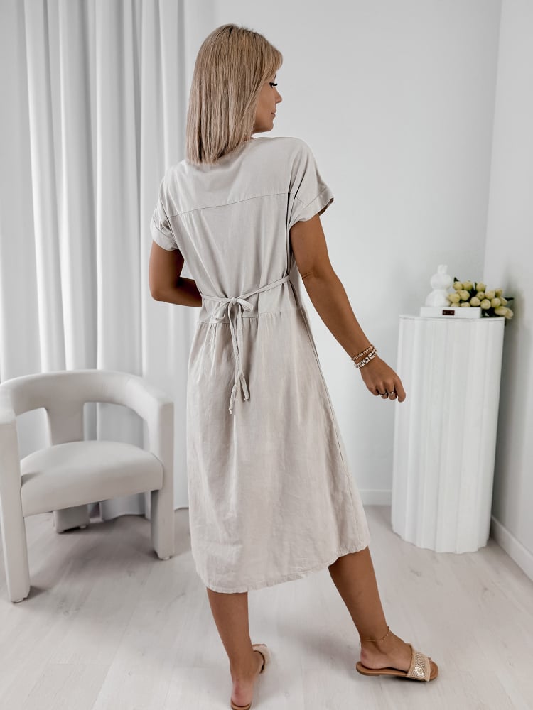 SUKIENKA ROCHE BEŻOWA