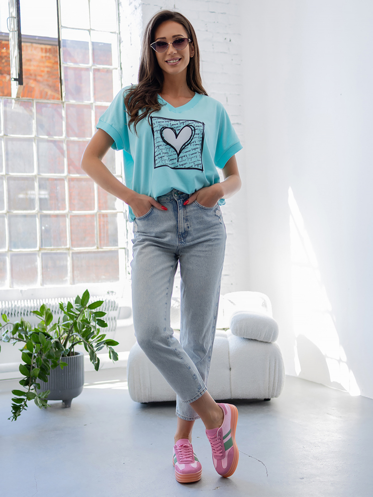 BLUZKA ELZANI MIĘTOWA