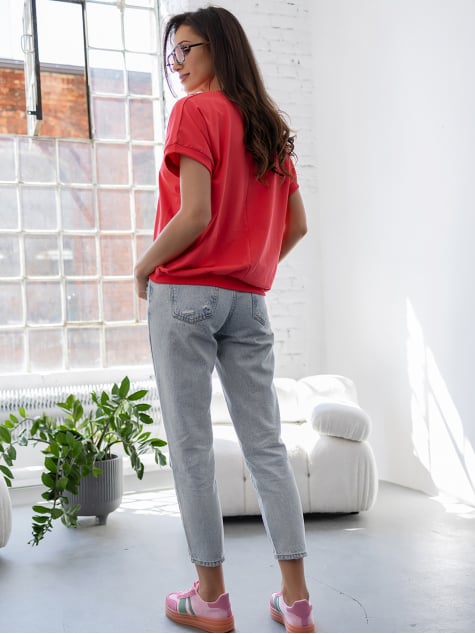 BLUZKA ELZANI MALINOWA