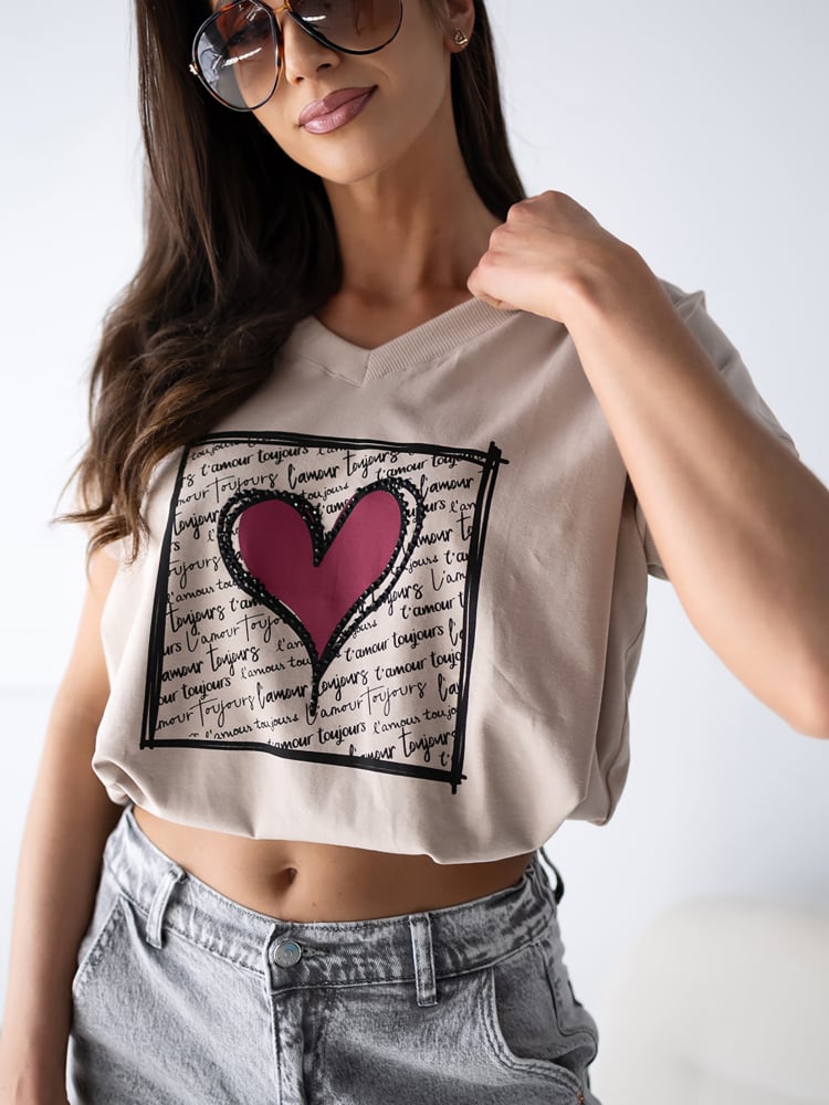 BLUZKA ELZANI BEŻOWA