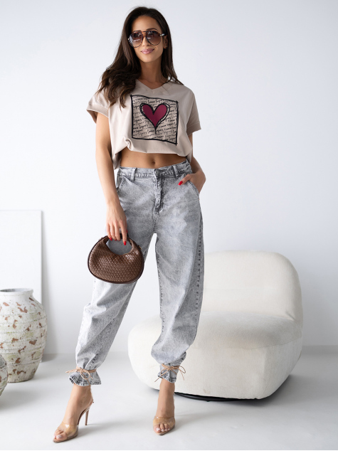 BLUZKA ELZANI BEŻOWA