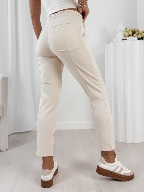 SPODNIE FRONTERA ECRU