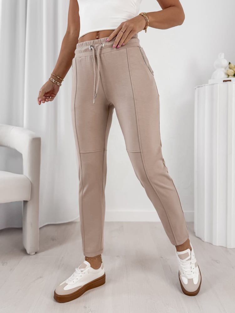 SPODNIE FRONTERA BEŻOWE