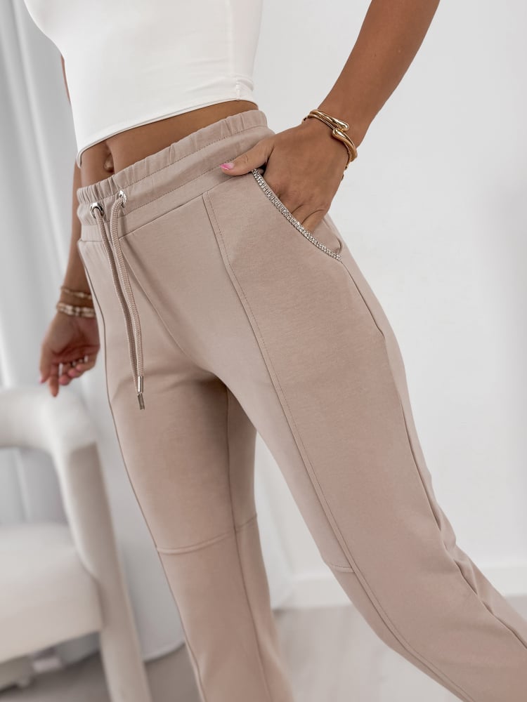 SPODNIE FRONTERA BEŻOWE