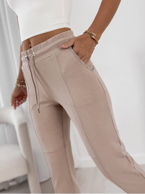 SPODNIE FRONTERA BEŻOWE