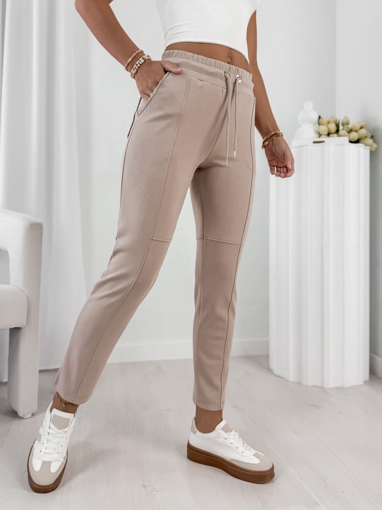 SPODNIE FRONTERA BEŻOWE