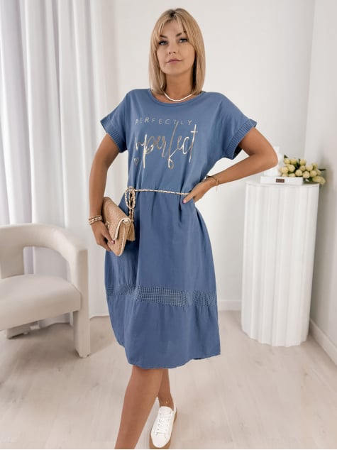 SUKIENKA SANTORINIA NIEBIESKA