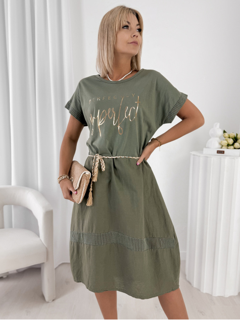 SUKIENKA SANTORINIA KHAKI