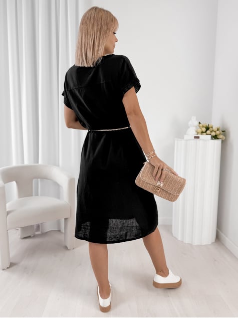 SUKIENKA SANTORINIA CZARNA