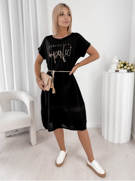 SUKIENKA SANTORINIA CZARNA