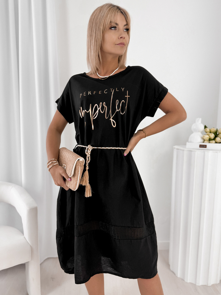 SUKIENKA SANTORINIA CZARNA