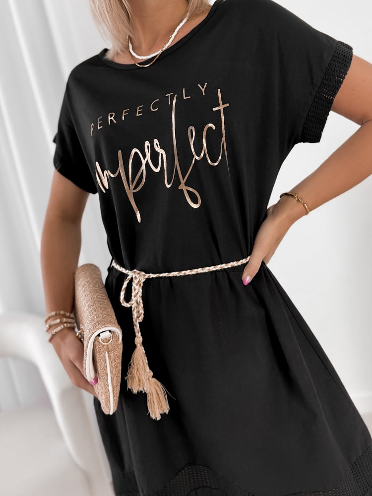 SUKIENKA SANTORINIA CZARNA