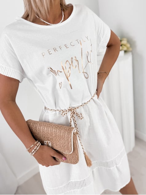 SUKIENKA SANTORINIA BIAŁA