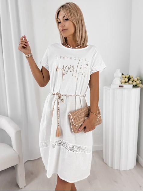 SUKIENKA SANTORINIA BIAŁA