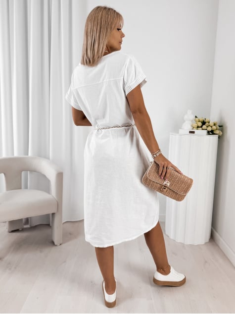 SUKIENKA SANTORINIA BIAŁA