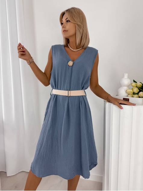 SUKIENKA OLITE NIEBIESKA