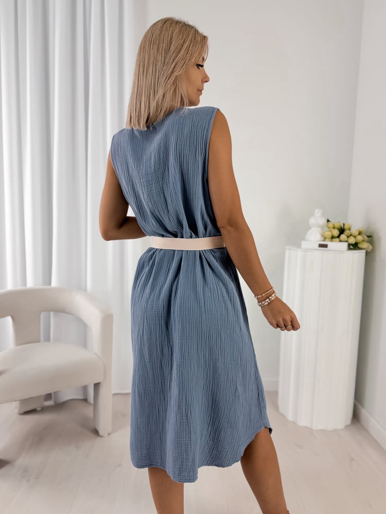 SUKIENKA OLITE NIEBIESKA