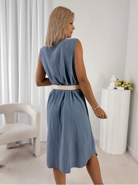 SUKIENKA OLITE NIEBIESKA