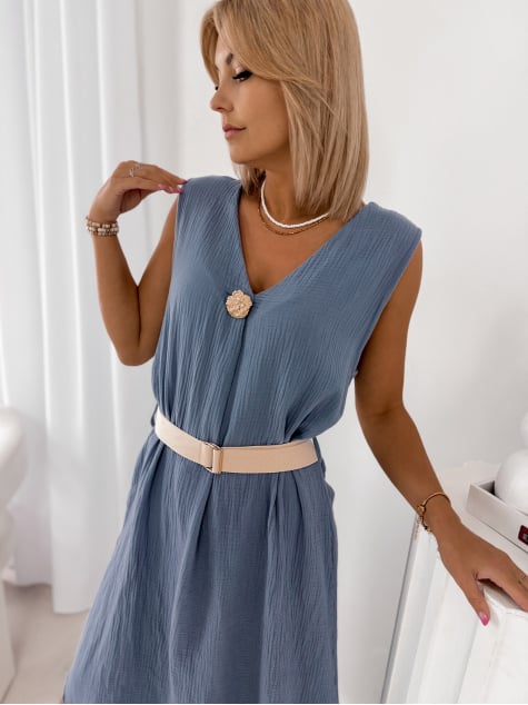 SUKIENKA OLITE NIEBIESKA