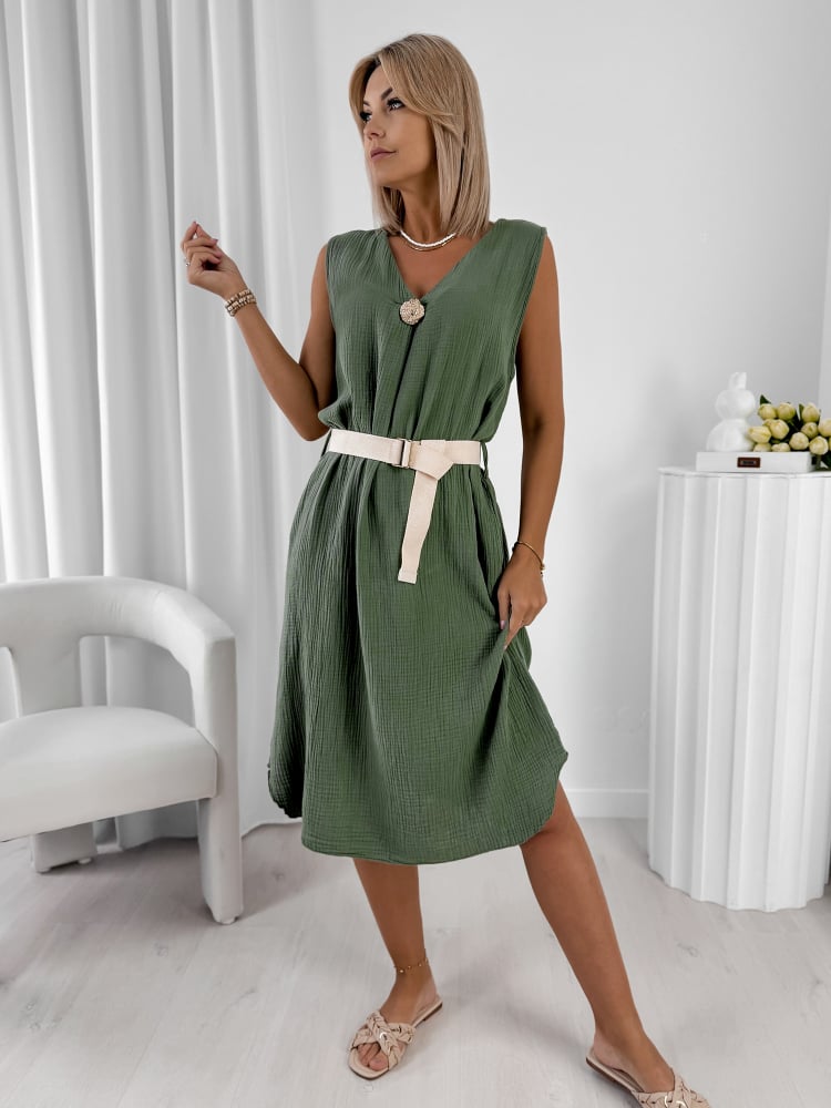 SUKIENKA OLITE KHAKI
