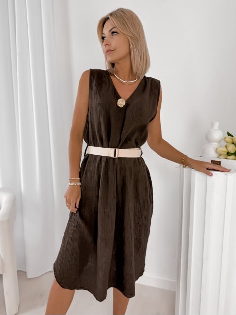 SUKIENKA OLITE BRĄZOWA