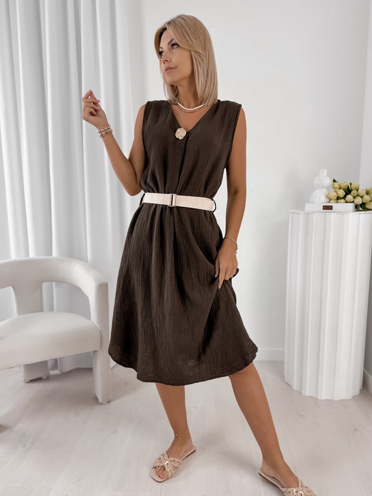 SUKIENKA OLITE BRĄZOWA