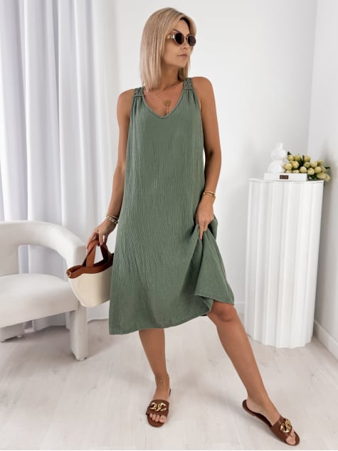 SUKIENKA BORJA KHAKI