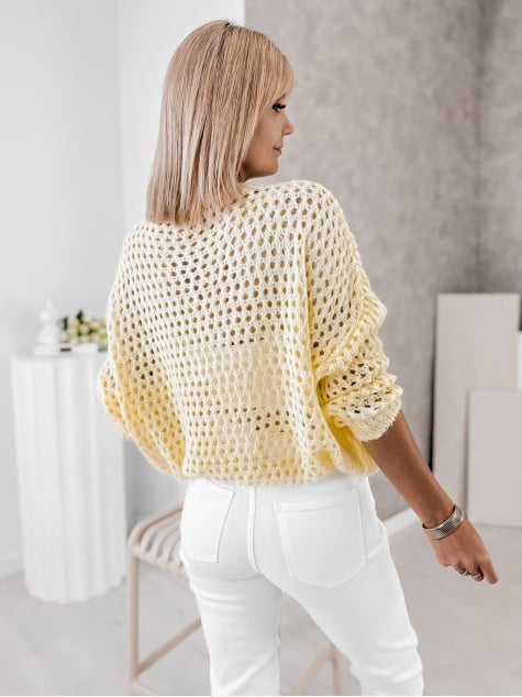 SWETER FJOLNA ŻÓŁTY