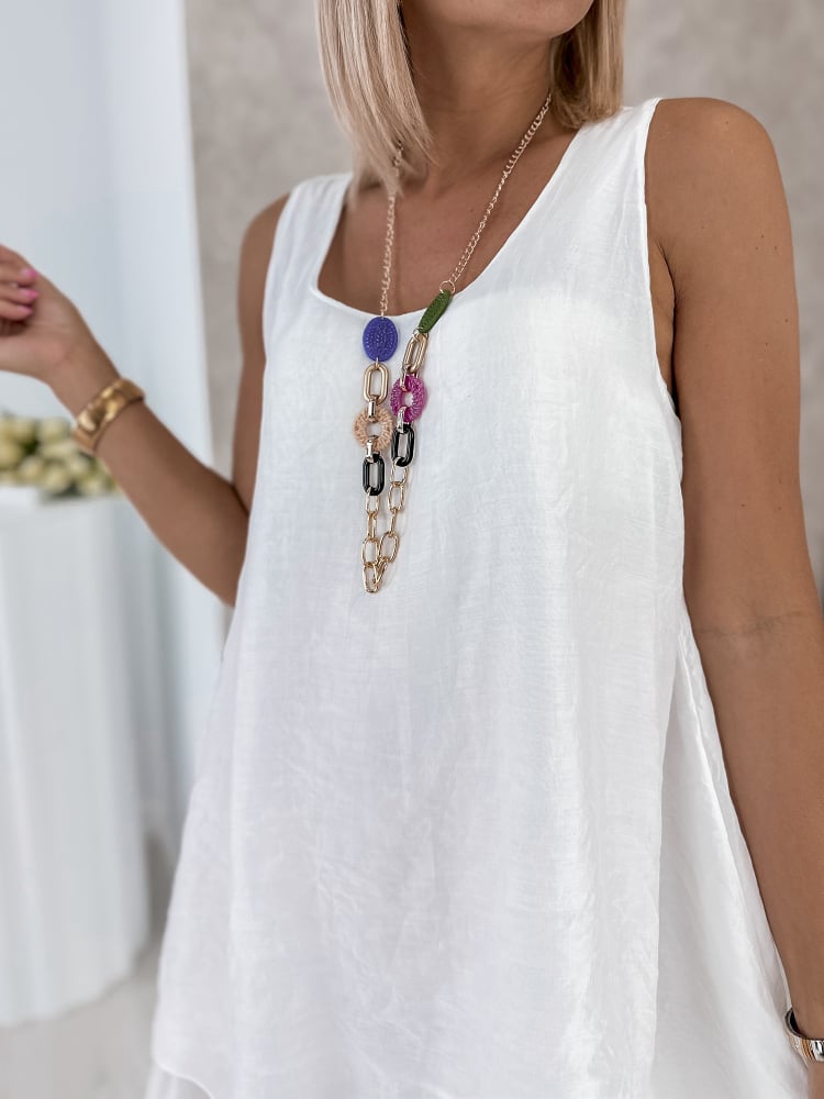 SUKIENKA SANTILANA BIAŁA