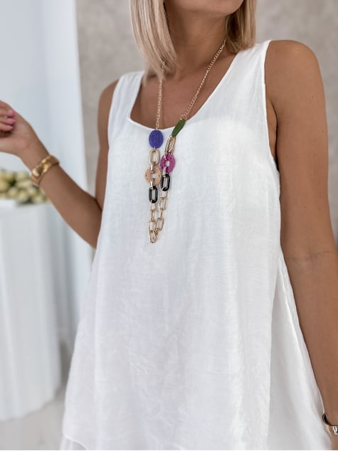 SUKIENKA SANTILANA BIAŁA