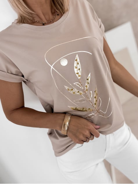 BLUZKA JILVE BEŻOWA