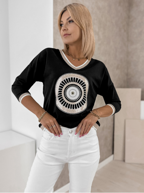 BLUZKA GLORIA CZARNA