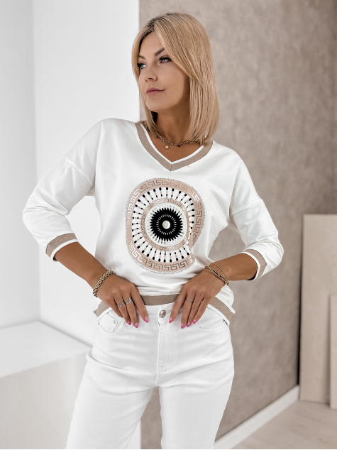 BLUZKA GLORIA ECRU