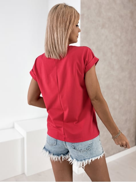 BLUZKA SYLAS MALINOWA