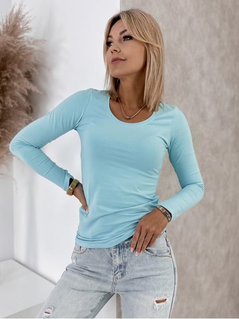 BLUZKA LUISA BŁĘKITNA