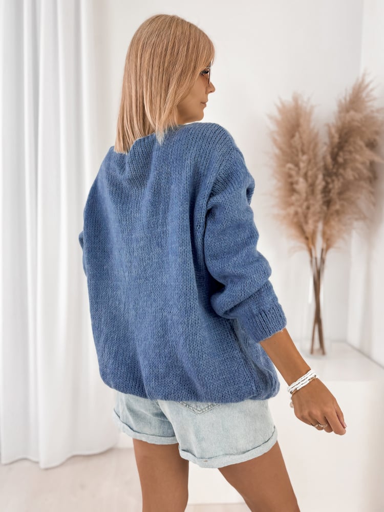 KARDIGAN ANTILA NIEBIESKI