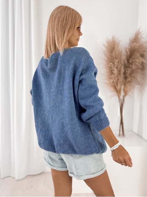 KARDIGAN ANTILA NIEBIESKI