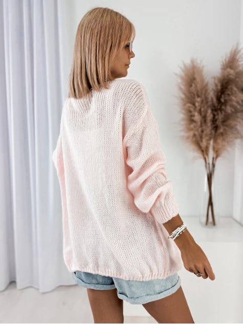 KARDIGAN ANTILA PUDROWY RÓŻ