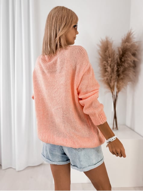 KARDIGAN ANTILA KORALOWY