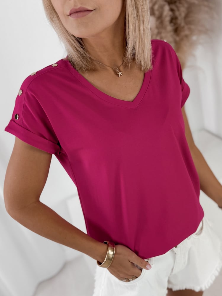 BLUZKA PATSY MALINOWA