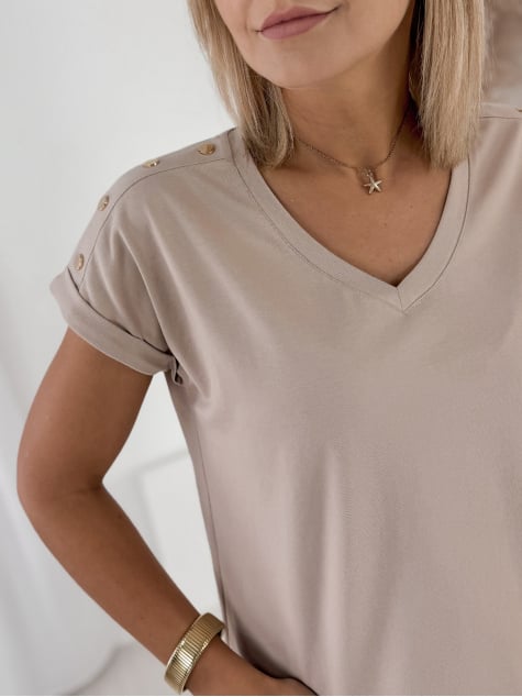 BLUZKA PATSY BEŻOWA