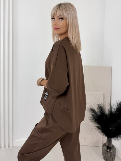 KOMPLET GENI BRĄZOWY